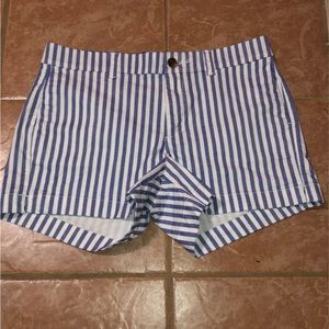 old navy striped shorts